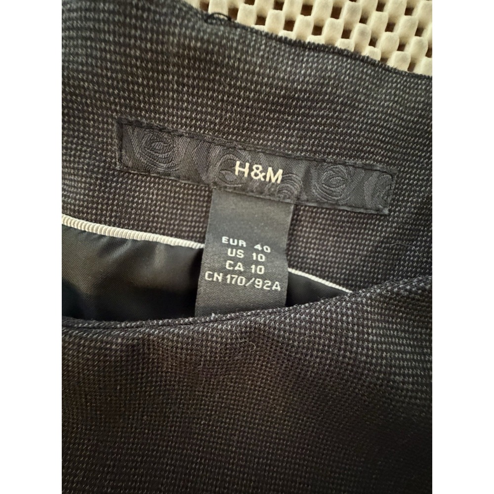 H&M Corporate Sheath Dress Women Sz 8/10 M Sleeveless Career Office Scoop Neck - Picture 5 of 10